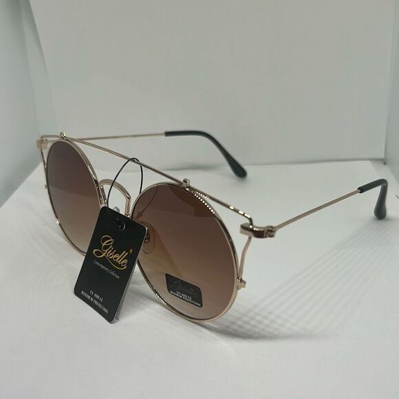 Giselle Round Metal Sunglasses - Picture 1 of 3